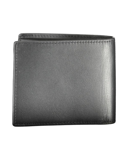 Tommy Hilfiger Black Leather Men Wallet