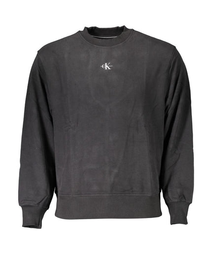 Calvin Klein Black Cotton Men Sweater