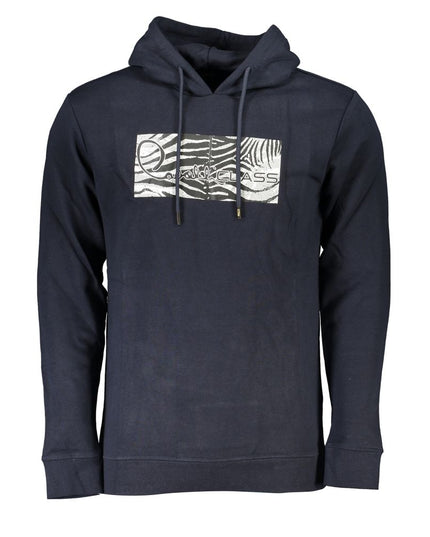 Cavalli Class Blue Cotton Men Sweater