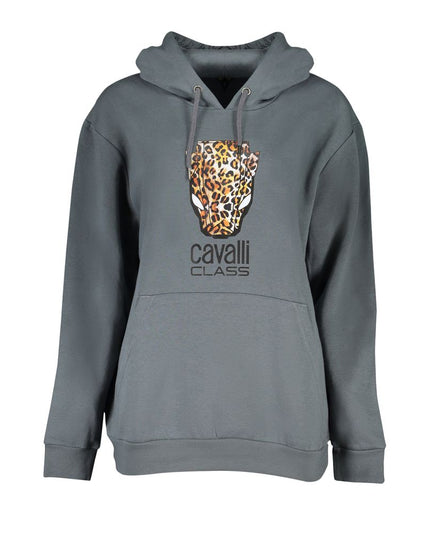 Cavalli Class Gray Cotton Women Sweater