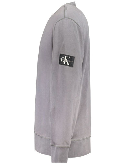 Calvin Klein Gray Cotton Men Sweater