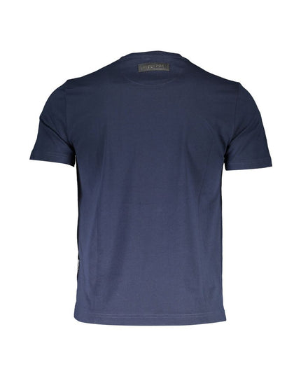 Plein Sport Blue Cotton Men T-Shirt