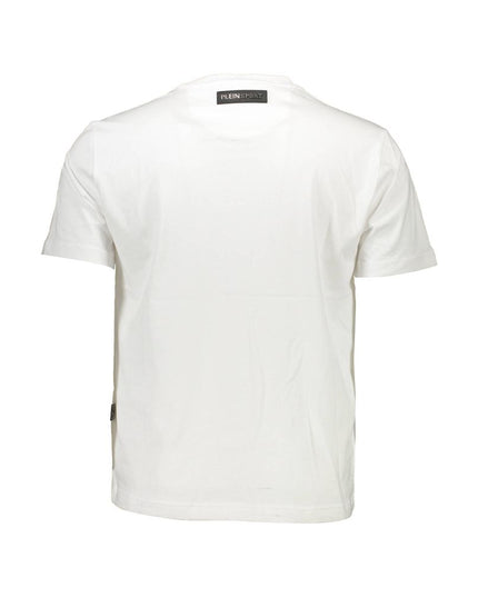 Plein Sport White Cotton Men T-Shirt