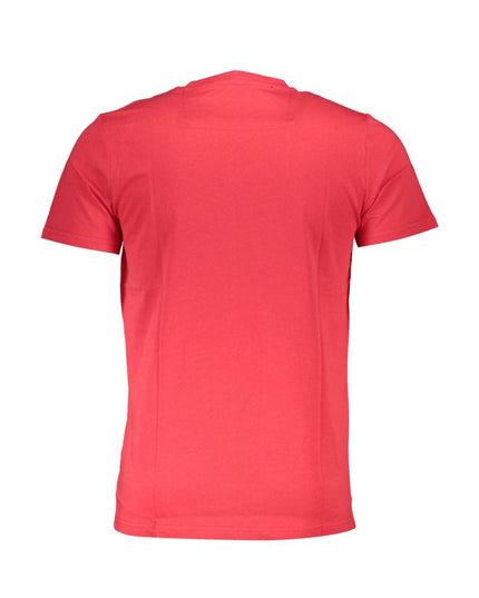 Cavalli Class Red Cotton Men T-Shirt