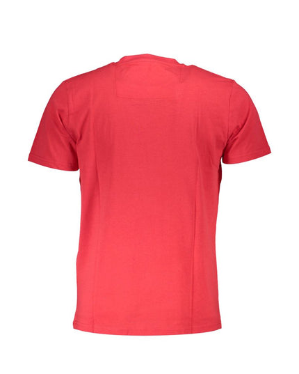 Cavalli Class Red Cotton Men T-Shirt