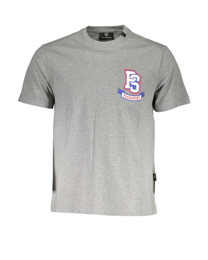 Plein Sport Brown Cotton Men T-Shirt