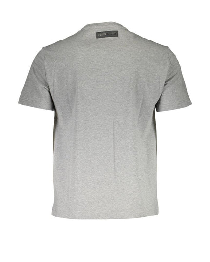Plein Sport Brown Cotton Men T-Shirt