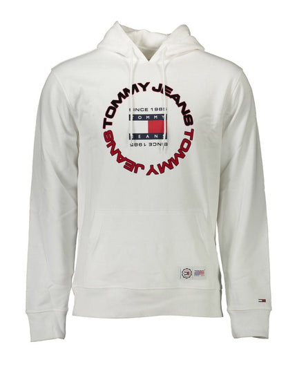 Tommy Hilfiger White Cotton Men Sweater