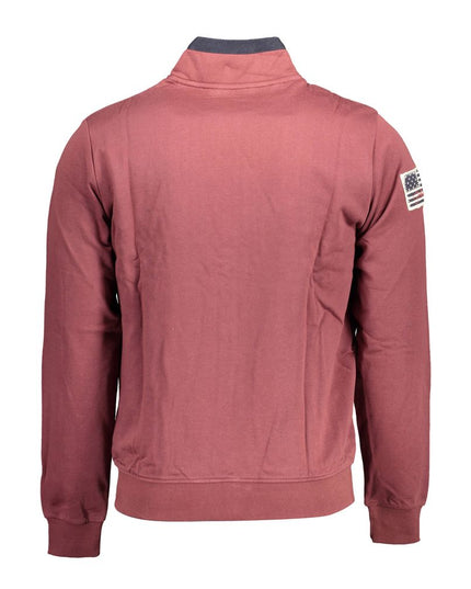 U.S. POLO ASSN. Purple Cotton Men Sweater