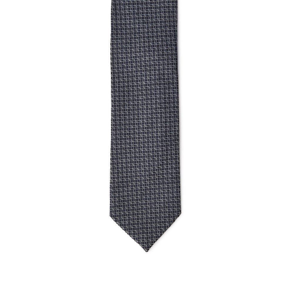 Jil Sander Gray Silk Ty