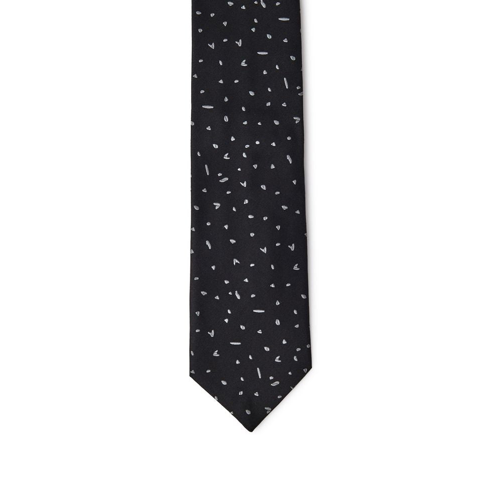 Jil Sander Black Silk Ty