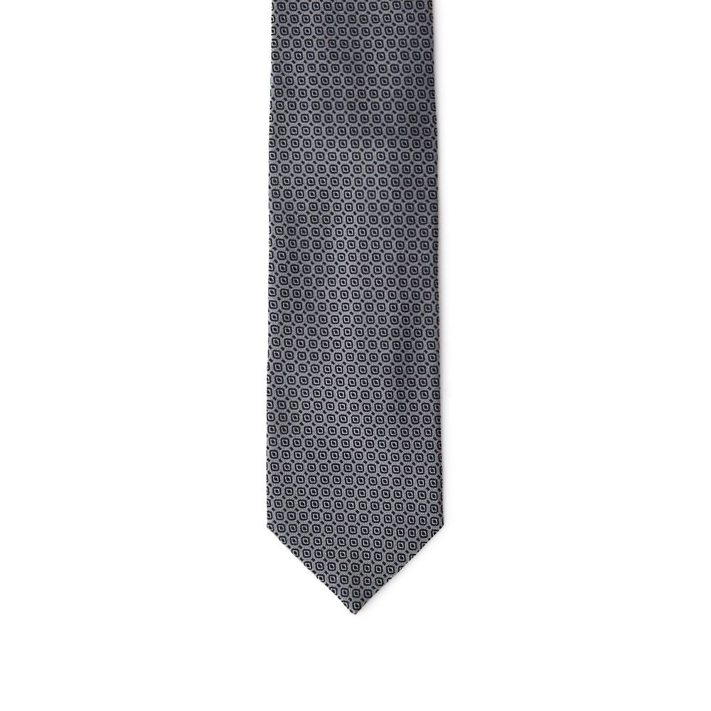 Jil Sander Gray Silk Ty