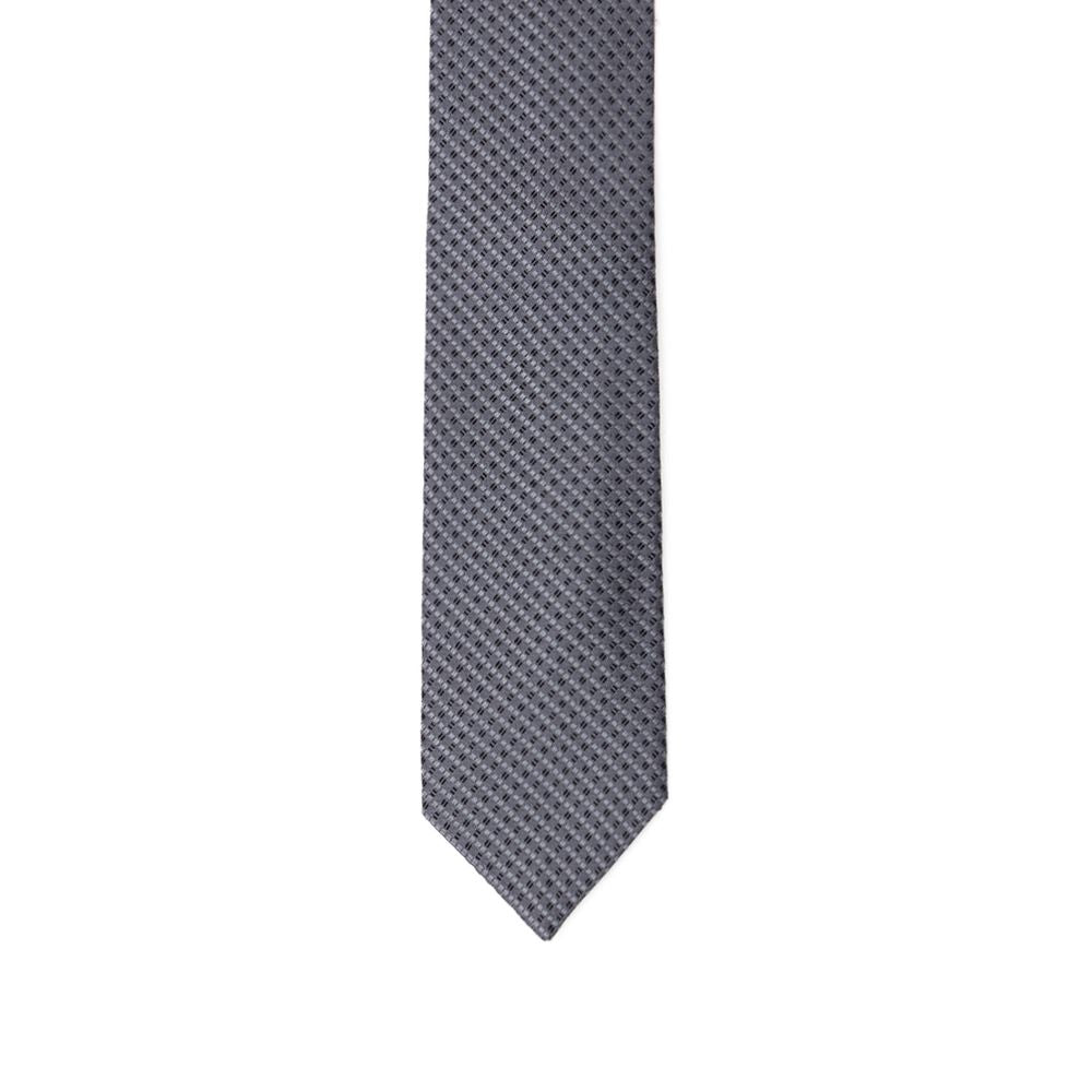 Jil Sander Gray Silk Ty