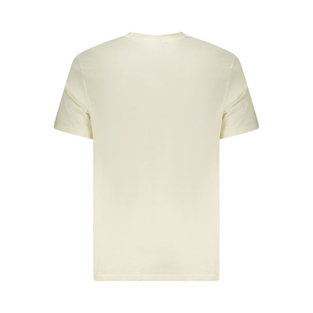 Lee Beige Cotton Men T-Shirt