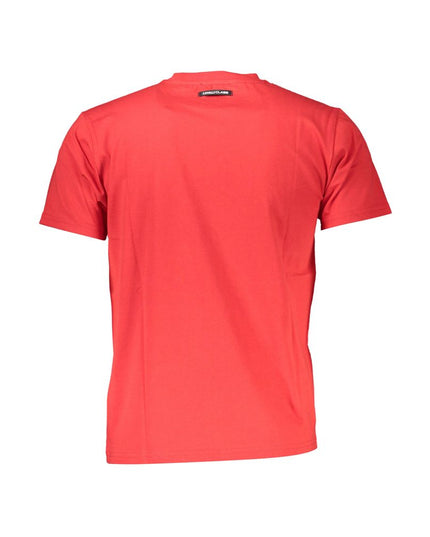 Cavalli Class Red Cotton Men T-Shirt