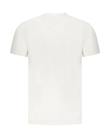 Cavalli Class White Cotton Men T-Shirt