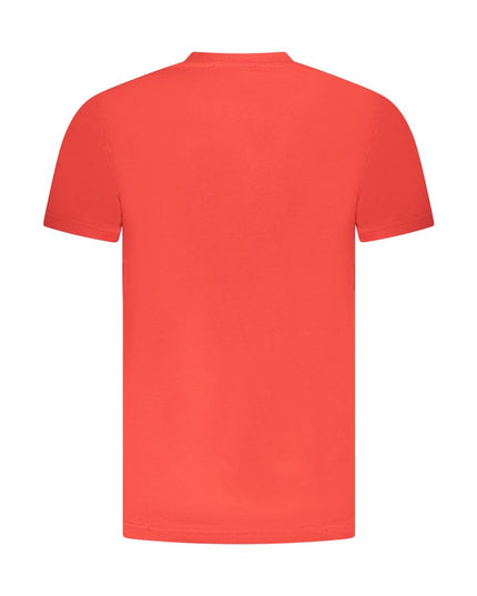 Cavalli Class Red Cotton Men T-Shirt
