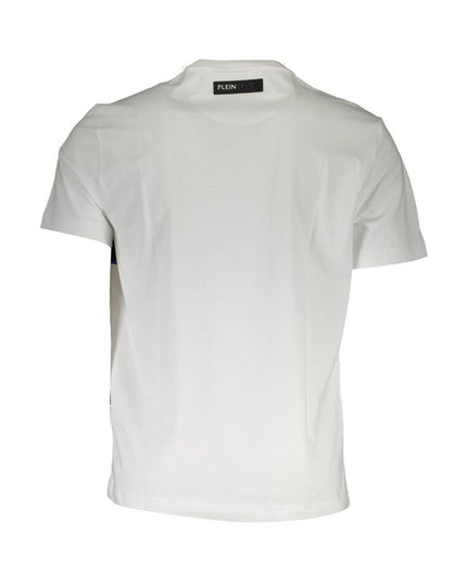 Plein Sport White Cotton Men T-Shirt