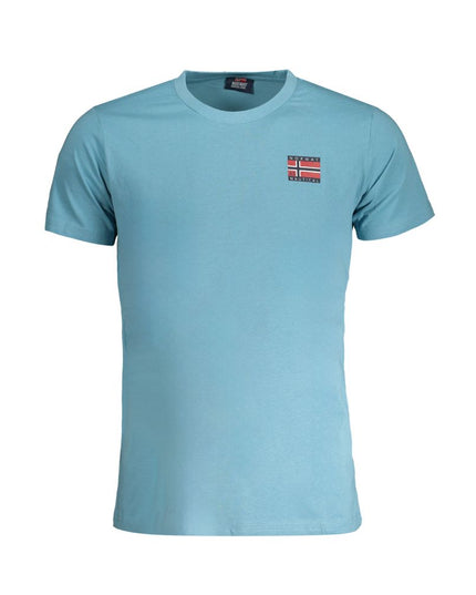 Norway 1963 Light Blue Cotton Men T-Shirt