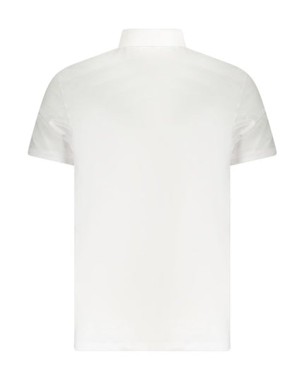 Calvin Klein White Cotton Men Polo Shirt