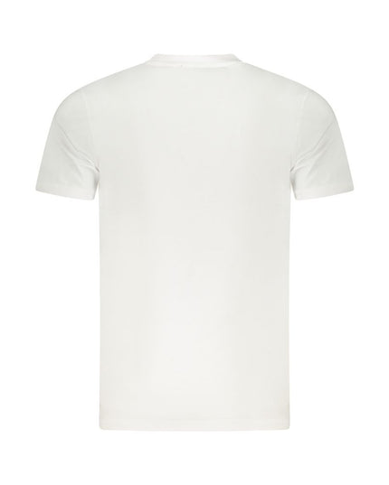 Cavalli Class White Cotton Men T-Shirt