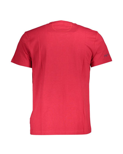 La Martina Red Cotton Men T-Shirt