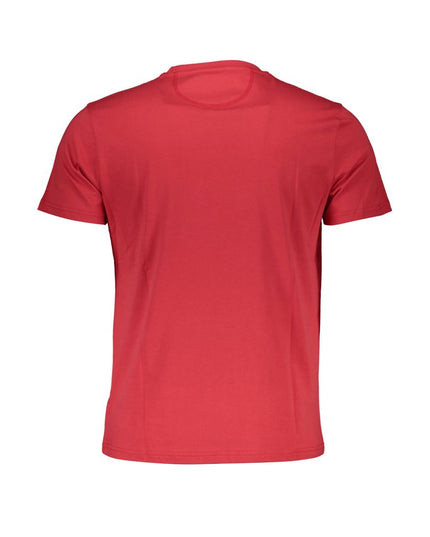 La Martina Red Cotton Men T-Shirt