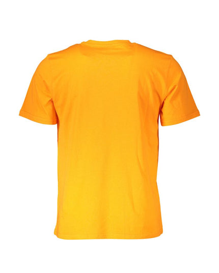 North Sails Orange Cotton Men T-Shirt