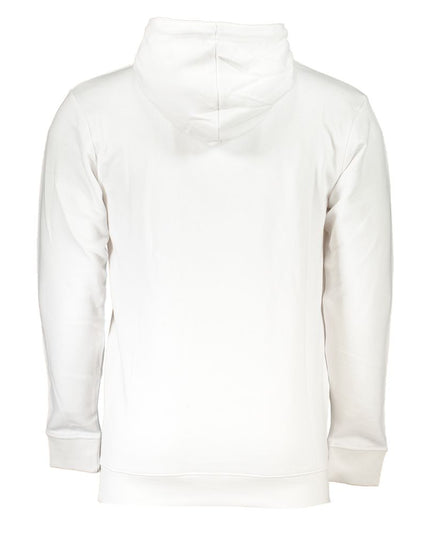 Cavalli Class White Cotton Men Sweater