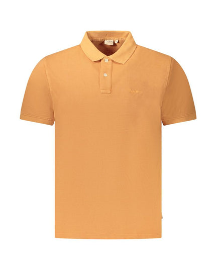 Pepe Jeans Orange Cotton Men Polo Shirt