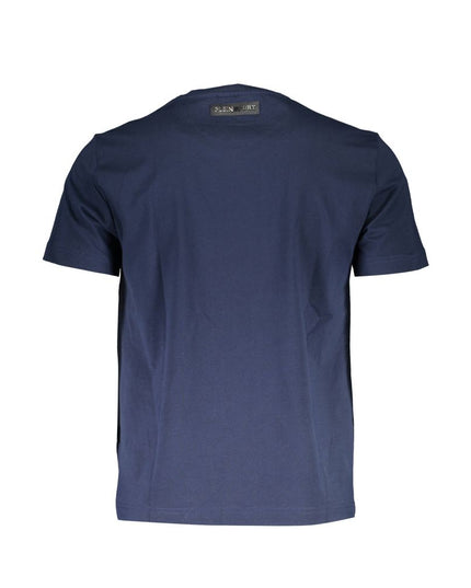 Plein Sport Blue Cotton Men T-Shirt