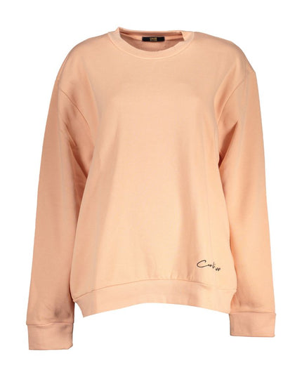 Cavalli Class Pink Cotton Women Sweater