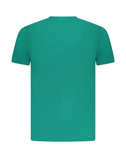 Cavalli Class Green Cotton Men T-Shirt