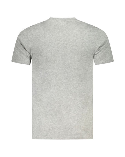 Cavalli Class Gray Cotton Men T-Shirt