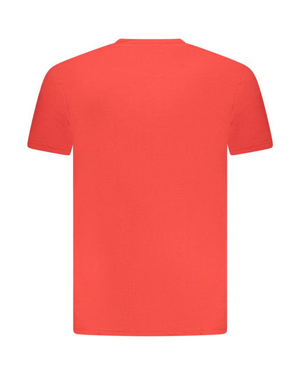 Cavalli Class Red Cotton Men T-Shirt
