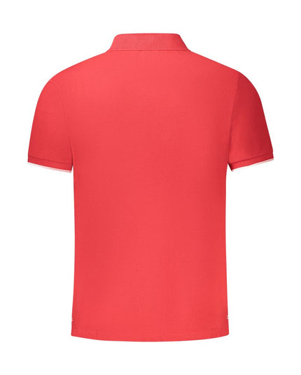 North Sails Red Cotton Men Polo Shirt