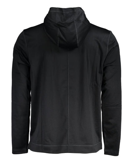 Calvin Klein Black Polyester Men's Hooded Sweater