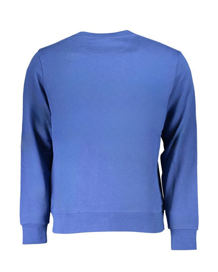 North Sails Blue Cotton Men Sweater
