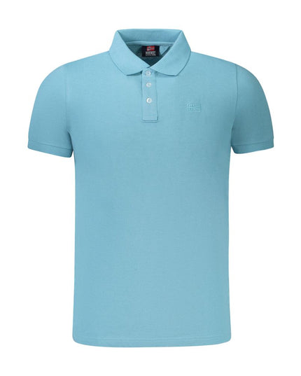 Norway 1963 Light Blue Cotton Men Polo Shirt