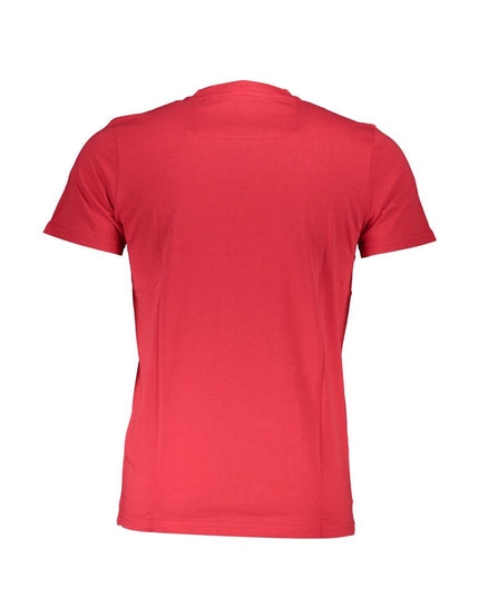 Cavalli Class Red Cotton Men TShirt