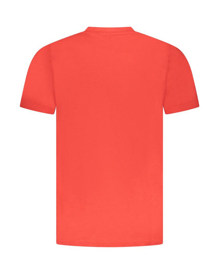 Cavalli Class Red Cotton Men T-Shirt