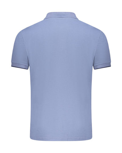 North Sails Blue Cotton Men Polo Shirt