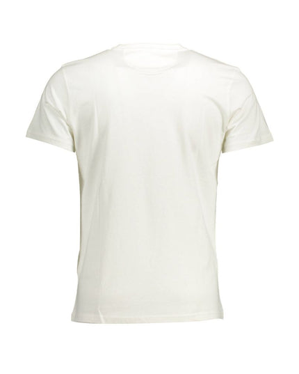 La Martina Elegant White Cotton Crew Neck Tee