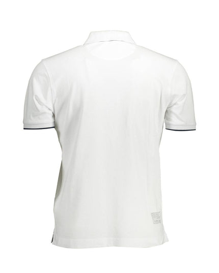 La Martina Elegant Short-Sleeved White Polo for Men