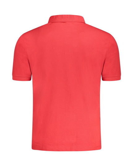 North Sails Red Cotton Men Polo Shirt