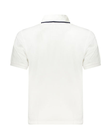 North Sails White Cotton Men Polo Shirt