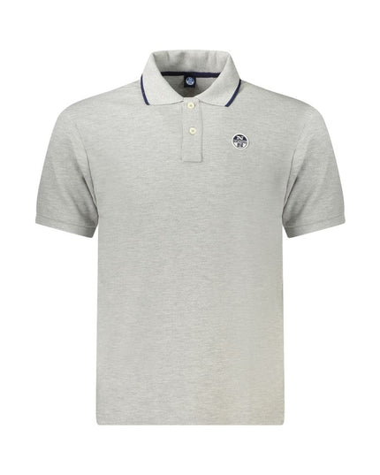 North Sails Brown Cotton Men Polo Shirt