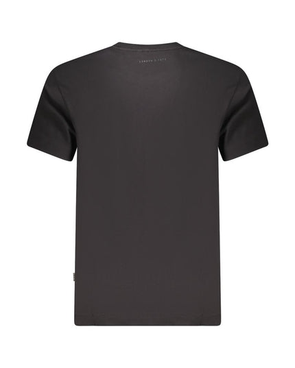 Pepe Jeans Black Cotton Men T-Shirt
