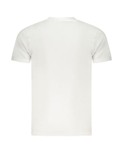 Cavalli Class White Cotton Men T-Shirt