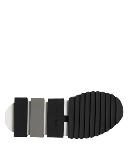 Dolce & Gabbana Green Black Slip On Sorrento Sneakers Shoes